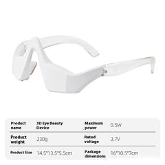 6-in-1 LED Eye Revival Massager — Heat + Air Compression Under-Eye Recovery Device