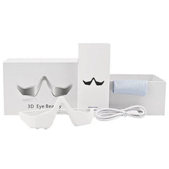6-in-1 LED Eye Revival Massager — Heat + Air Compression Under-Eye Recovery Device
